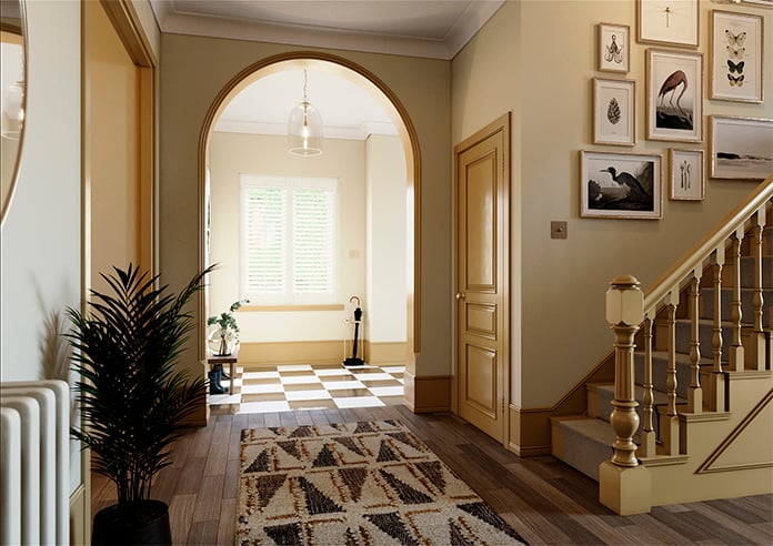 Bromley, Ivory Cream - Full Height Twist&Fit Plantation Shutter - Image 8